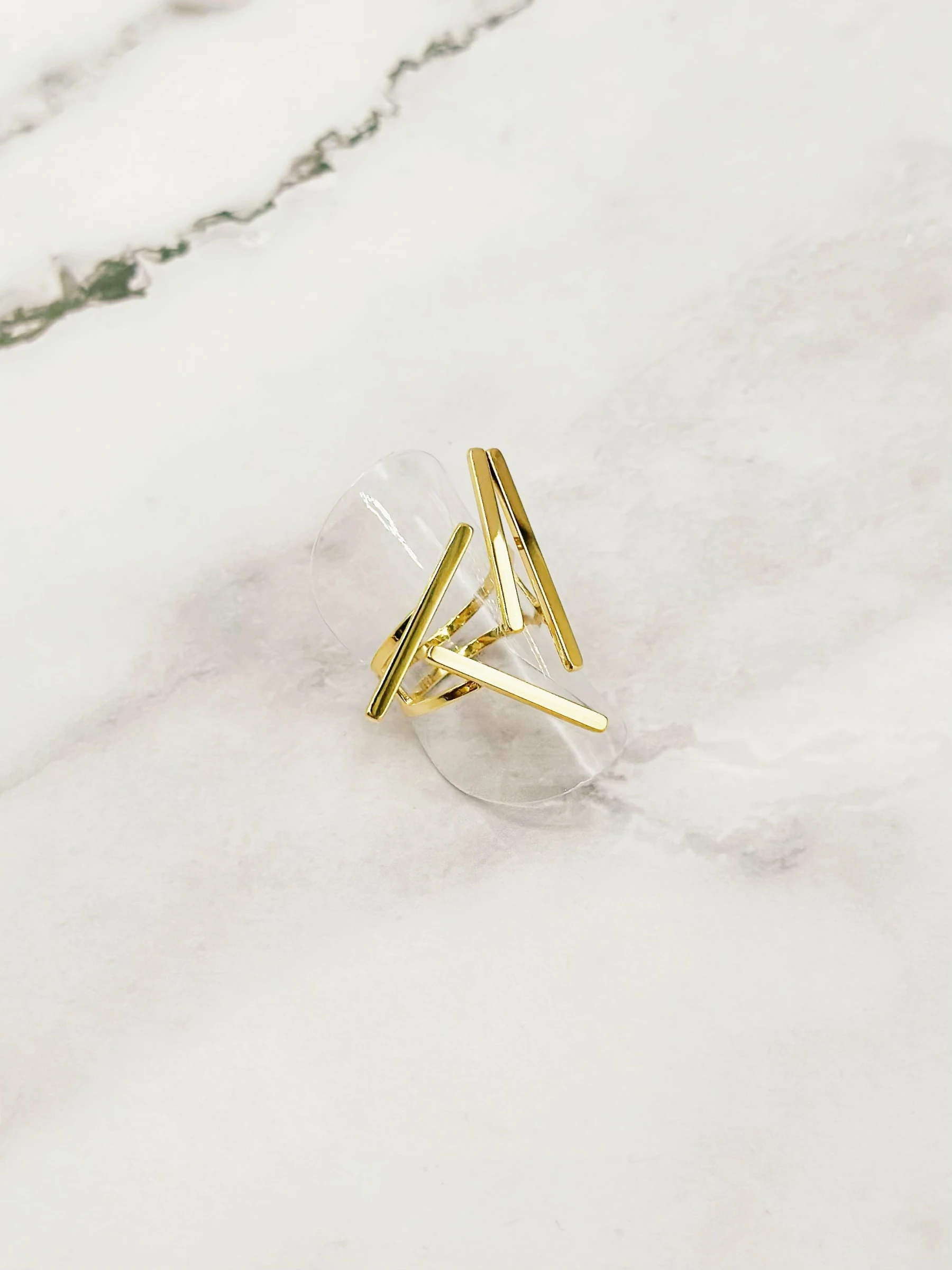 Bague en acier inoxydable ajustable minimaliste – Image 2