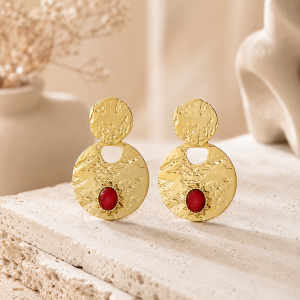 Boucles d’oreille clip Ustinya