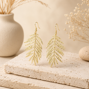 Boucles d'oreilles pendantes en acier inoxydable Eline L'atelier